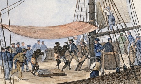 SLAVES DANCING ON SLAVE TRADE SHIP Editorial Stock Photo - Stock Image ...