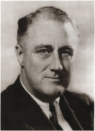 Usa President Franklin Delano Roosevelt Photo Editorial Stock Photo ...