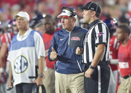 Mississippi Coach Hugh Freeze Left Talks Editorial Stock Photo - Stock ...