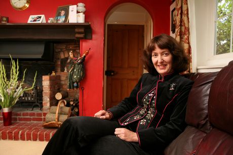 Geraldine McCaughrean at home, Berkshire, Britain - 18 Aug 2006