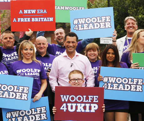 Steven Woolfe UKIP leadership rally, Manchester, UK - 26 Jul 2016