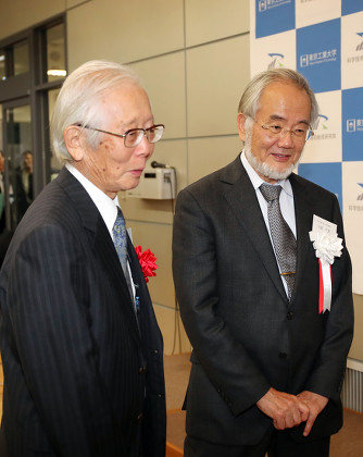 Reception for Nobel Prize Winner Yoshinori Ohsumi, Tokyo, Japan - 07 Oct 2016