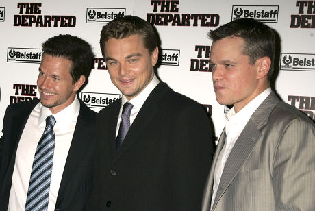 Mark Wahlberg Leonardo Dicaprio Matt Damon Editorial Stock Photo