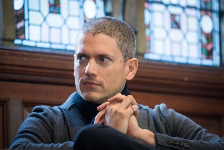 Wentworth Miller at the Oxford Union, UK - 10 Oct 2016