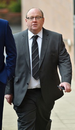 Liquid Nitrogen Trial - Andrew Dunn (pictured) Director And Owner Of Oscar's Bar Lancaster Arrives At Preston Crown Court Charged With Breaching The Health And Safety At Work Act After Customer Gaby Scanlon Drank Liquid Nitrogen And Subsequently Had
