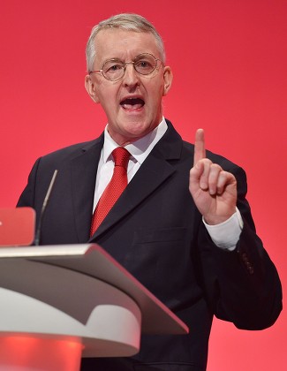 Labour Party Annual Conference The Brighton Centre Brighton East Sussex.- Shadow Foreign Sec. Hillary Benn.