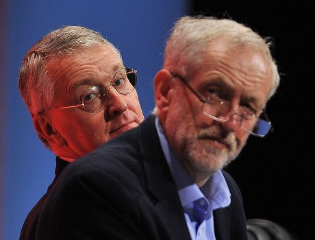 Shadow Foreign Sec Hillary Benn (l) With Labour Leader Jeremy Corbyn (r) Labour Party Annual Conference The Brighton Centre Brighton East Sussex.