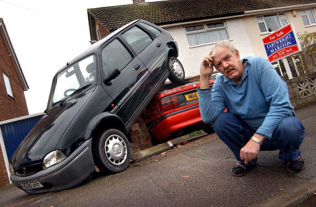Richard Lloyd, who's neighbour reversed their car on top of his, Coventry, Britain - 16 Nov 2006