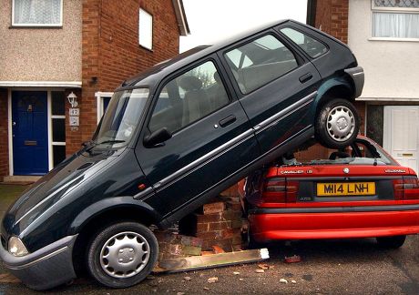 Richard Lloyd, who's neighbour reversed their car on top of his, Coventry, Britain - 16 Nov 2006