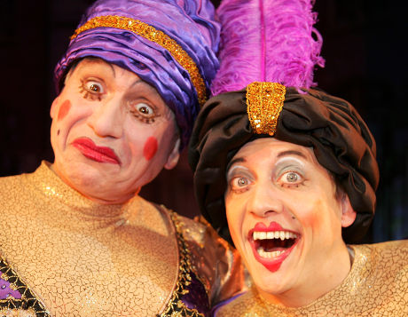 Jon Monie Mark Buffery Ugly Sisters Editorial Stock Photo - Stock Image 