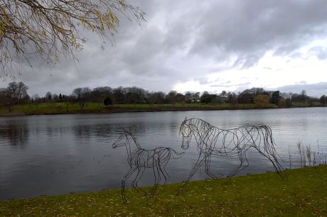 Sculptures by artist Amy Goodman, Cheshire, Britain - 12 Dec 2006