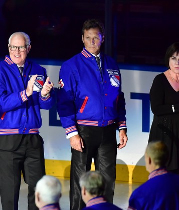 Celebrities at New York Islanders v New York Rangers, NHL ice hockey match, New York, USA - 13 Oct 2016