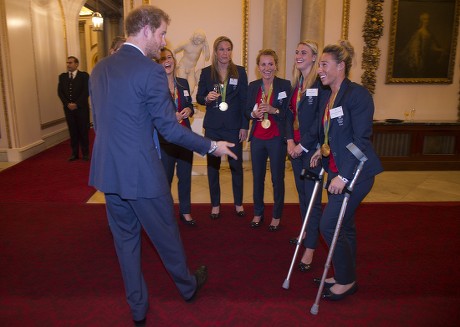 Team GB and ParalympicsGB Olympic medallists reception, Buckingham Palace, London, UK - 18 Oct 2016