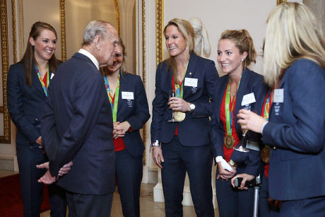 Team GB and ParalympicsGB Olympic medallists reception, Buckingham Palace, London, UK - 18 Oct 2016