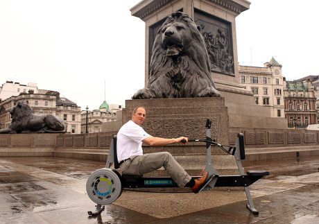 Steven Redrave launching an appeal for fresh talent to come forward in all Olympic disciplines at Trafalgar Square, London, Britain - 27 Feb 2007