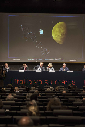 Schiaparelli probe launch event, Rome, Italy - 19 Oct 2016