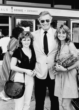 Charlton Heston on Holiday, Greece - 29 Aug 1983