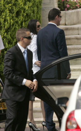 James Packer and Erica Baxter arrive back at Eden Roc Hotel after marrying in civil ceremony at Antibes Town Hall, Hotel Du Cap Eden Roc, Cap D'Antibes, Cote D'Azur, France - 20 Jun 2007