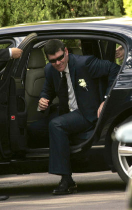 James Packer and Erica Baxter arrive back at Eden Roc Hotel after marrying in civil ceremony at Antibes Town Hall, Hotel Du Cap Eden Roc, Cap D'Antibes, Cote D'Azur, France - 20 Jun 2007