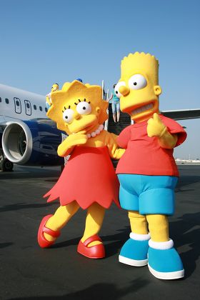 The Simpons, US-American Animation series (since 1989). Photo: Bart Simpson  and Jessica aka. The Simpsons Stock Photo - Alamy