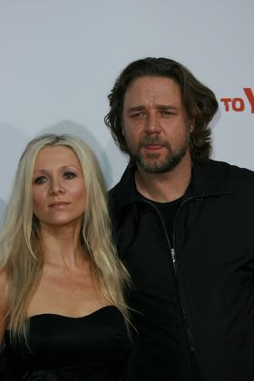 Russell Crowe Danielle Spencer Editorial Stock Photo - Stock Image