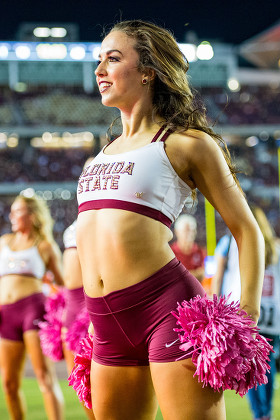 Florida State Cheerleaders Dancers During Ncaa Editorial Stock Photo ...