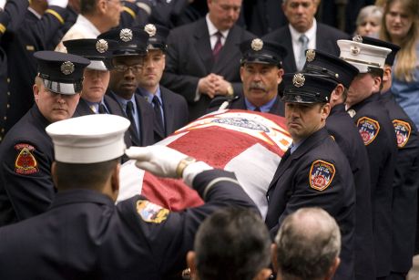 Casket Fdny Firefighter Robert Beddia Carried Editorial Stock Photo ...