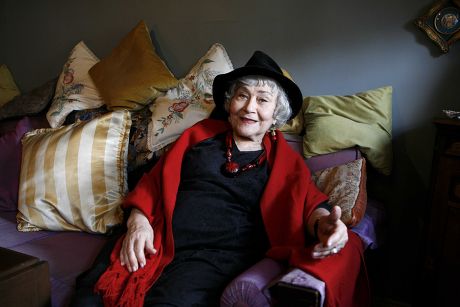 Blanche Marvin, theatre critic, at home, London, Britain - 31 May 2007
