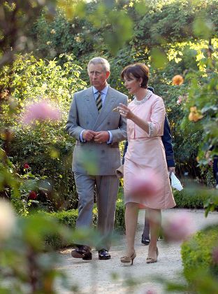 Prince Charles at the Alnwick Castle Gardens Restoration Project, Nothumberland, Britain  - 22 Sep 2007