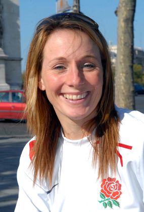 Katy Chuter, wife of rugby player George Chuter, Paris, France  - 20 Oct 2007