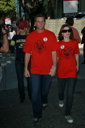 Laura Leighton Doug Savant Editorial Stock Photo - Stock Image