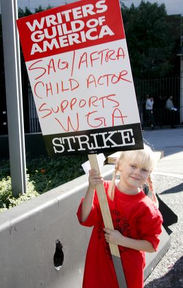 The Writers' Guild Strike, Los Angeles, America - 13 Nov 2007
