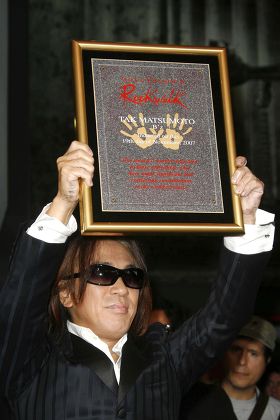 B'z being induction to the Rock Walk of Fame, Los Angeles, America  - 19 Nov 2007