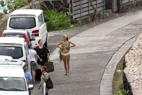 Shopping in Gustavia editorial stock photo. Image of sidewalk