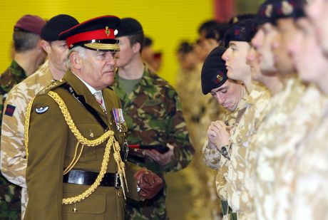 Household Cavalry Regiment Receive Iraq Campaign Medals at Their Barracks in Windsor, Britain - 13 Dec 2007