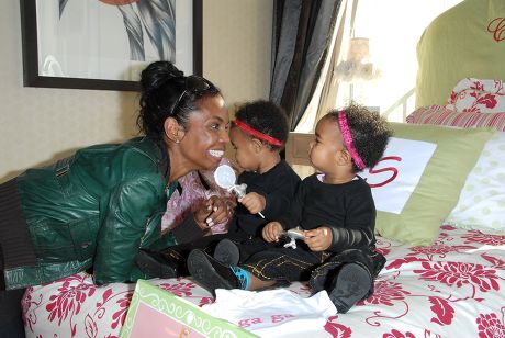 Kim Porter Daughters Dlila Star Combs Editorial Stock Photo - Stock