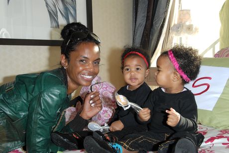 Kim Porter Daughters Dlila Star Combs Editorial Stock Photo - Stock