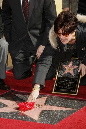 Suzanne Pleshette honoured with posthumous star on the hollywood Walk of Fame. 
Los Angeles, America  - 31 Jan 2008