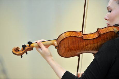 Stradivarius violin for auction by Christies, London, Britain - 07 Mar 2008