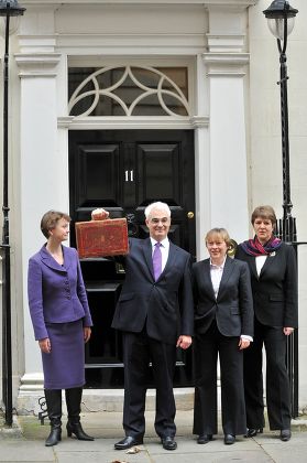 Chancellor Alistair Darling at No.11 Downing Street. London, Britain - 12 Mar 2008