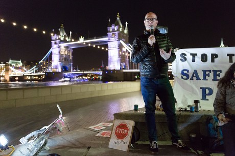 Cycling protest and vigil for Italian Prince Filippo Corsini at City Hall, London, UK - 07 Nov 2016