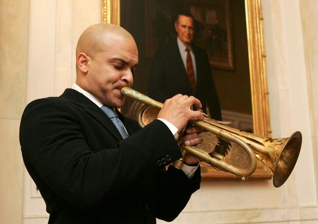 Irvin Mayfield performing at a reception at the White House, Washington DC, America - 28 Jan 2008