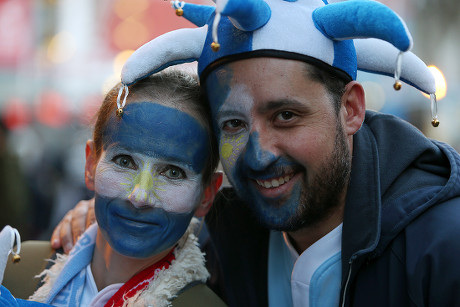 Argentina Fans Before Game Editorial Stock Photo - Stock Image