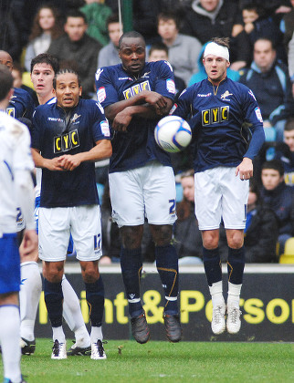 Millwall's Danny Shittu in action against Blackburn Rovers during the FA  Cup, Quarter Final Replay at Ewood Park, Blackburn Stock Photo - Alamy