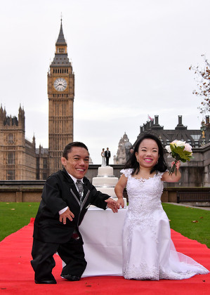 Shortest married couple in the world, London, UK - 17 Nov 2016