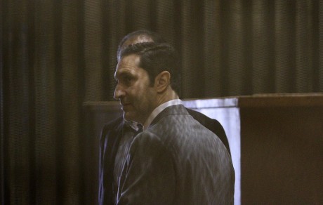 Trial of former president Hosni Mubarak's sons, Cairo, Egypt - 19 Nov 2016