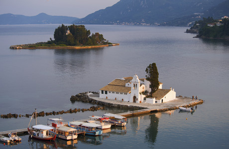 View Kanoni Vlacherna Island Monastery Mouse Editorial Stock Photo ...