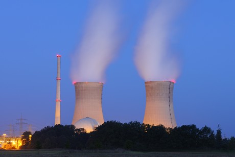 E Grafenrheinfeld Nuclear Power Plant Cooling Editorial Stock Photo ...