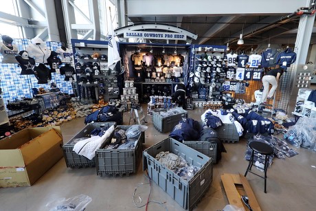 Dallas Cowboys Pro Shop Inside Stadium Editorial Stock Photo - Stock Image