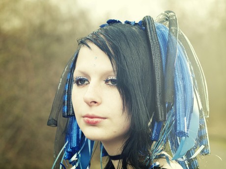 Unique Cybergoth Facebook Icon